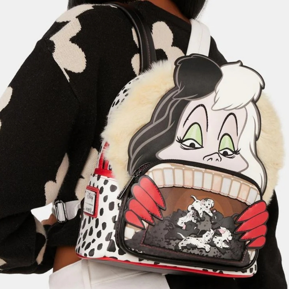 Loungefly NWT Cruella De Vil 101 Dalmatians Scene - Picture 4 of 15
